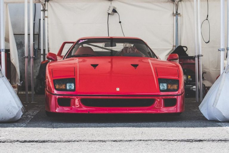 Ferrari F40 Photograph - Cars and Roses